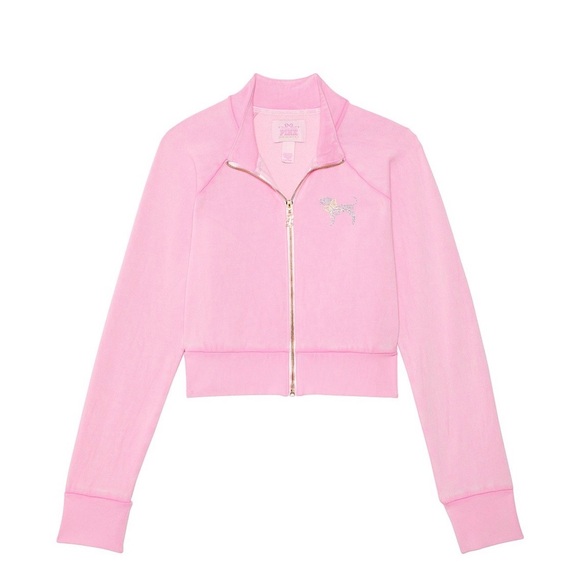 PINK Victoria's Secret Jackets & Blazers - PINK Victoria's Secret Soft Pink Bomber Jacket